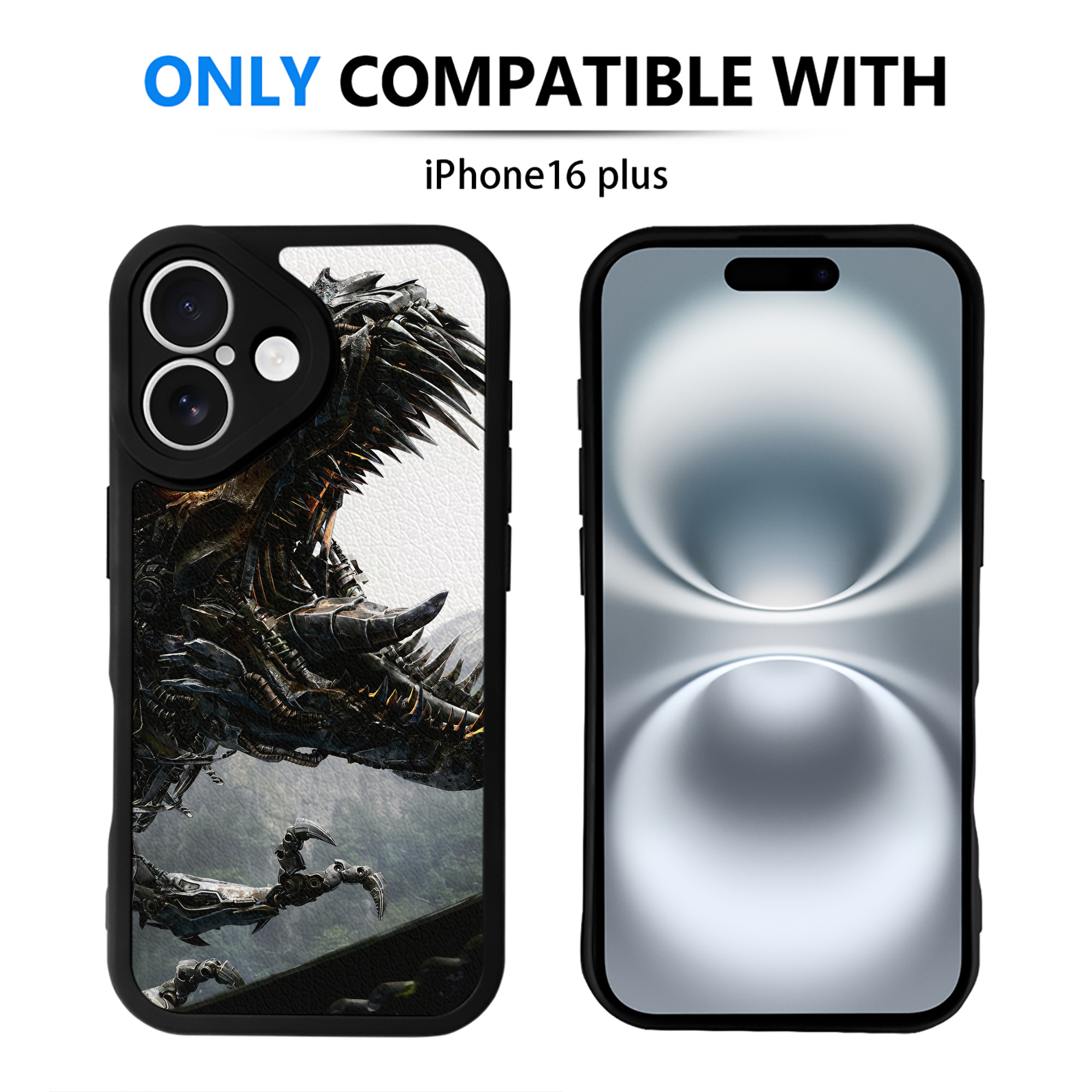 （画像用） Transformers トランスフォーマー 【iPhone 16シリーズ対応】シリコンスマホケース（レザー調） 材質：シリコン